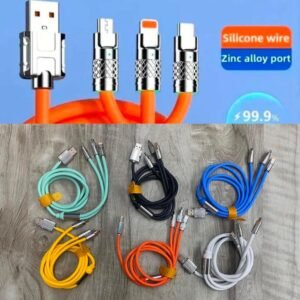 3 in 1 Metal 120W Cable