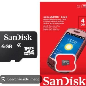 4GB Sandisk Memory Card